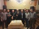 Ο δήμαρχος Τεμπών στην κοπή πίτας του Κυ­νηγετικού Συλλόγου Περιοχής Συκουρίου