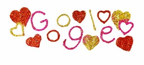 Αφιερωμένο στην γιορτή των ερωτευμένων το doodle της Google 