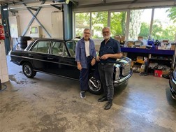 Η συλλεκτική Mercedes του Αλέξανδρου Ωνάση "ζωντανή" στα χέρια του Γιάννου Γραμματίδη 