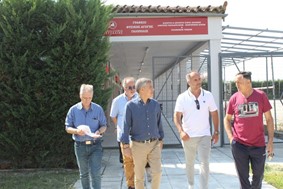 Λάρισα: Στα έργα ανακαίνισης του Αθλητικού Κέντρου του Παν.Θεσσαλίας ο Κ. Αγοραστός 
