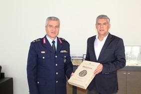 O K. Aγοραστός με τον νέο Γενικό Περιφερειακό Αστυνομικό Διευθυντή Θεσσαλίας 