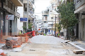 Λάρισα: Συνεχίζονται κανονικά τα έργα στην συνοικία του Αγίου Κωνσταντίνου