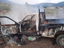 Η ΕΛ.ΑΣ. για τις κλοπές και το κάψιμο αγροτικών αυτοκινήτων στα Φάρσαλα 