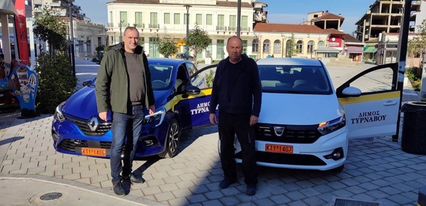 Ο Δήμος Τυρνάβου παρέλαβε δύο νέα υπερσύγχρονα οχήματα 